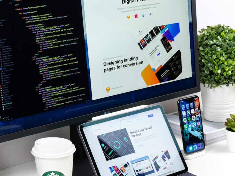 Création de site web responsive sur ordinateur, tablette et mobile